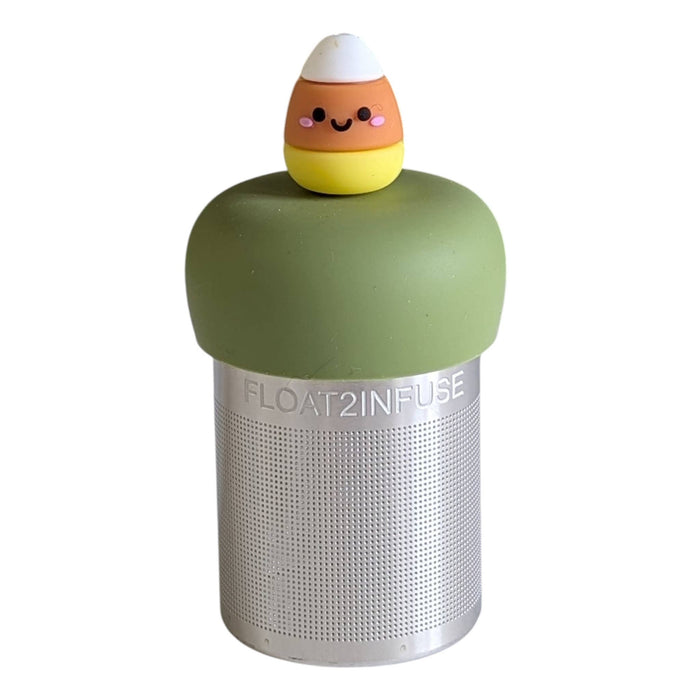 Candy Corn | Floating Tea Steeper | Green Base | Orange