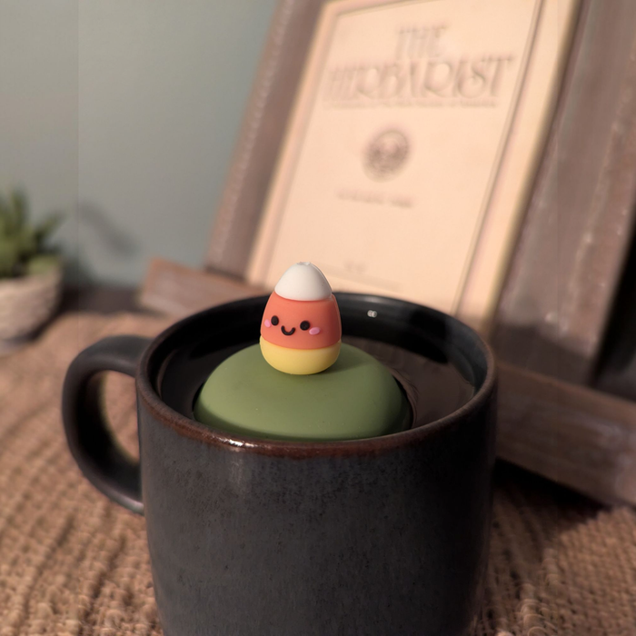 Candy Corn | Floating Tea Steeper | Green Base | Orange