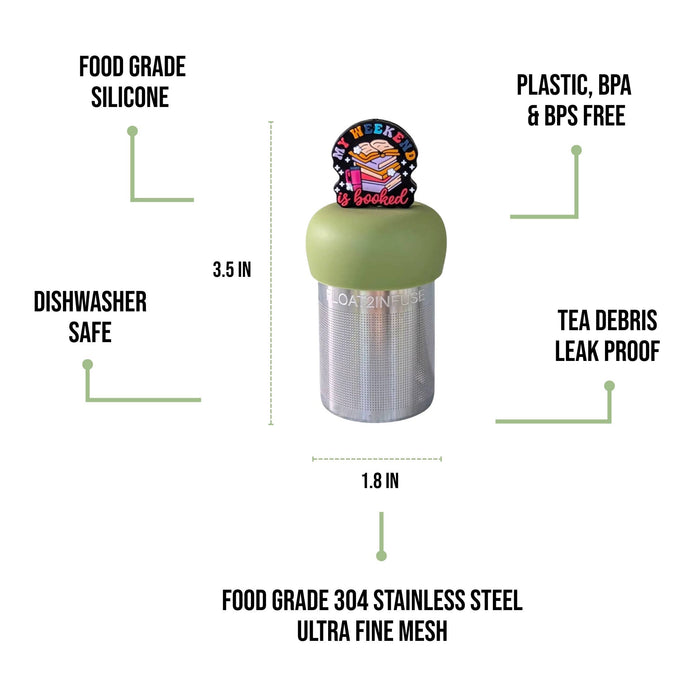Book(ed) Weekend | Floating Tea Steeper | Green Base