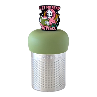 Floating Let Me Read Tea Infuser I Green Base