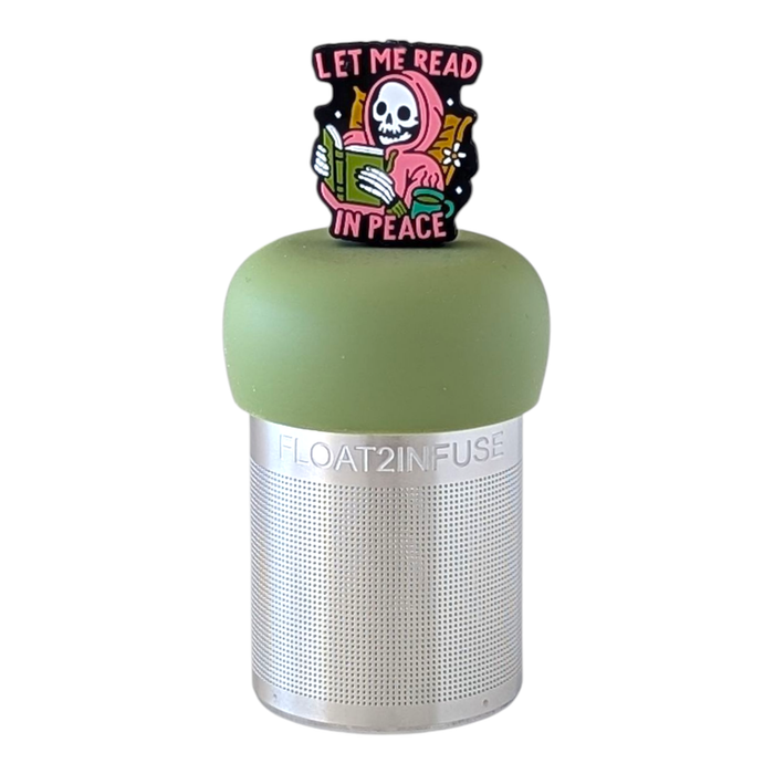 Floating Let Me Read Tea Infuser I Green Base