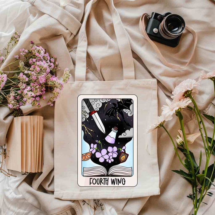Fourth Wing Tarot Tote Bag