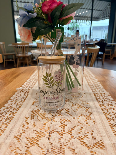 Sage & Story's Glass Tumbler