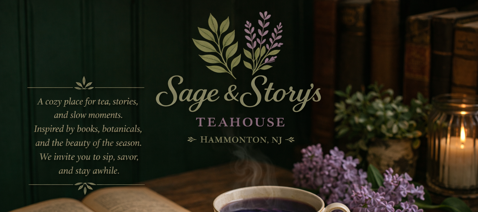 Sage & Story's Teahouse — A cozy place for tea, stories, and slow moments