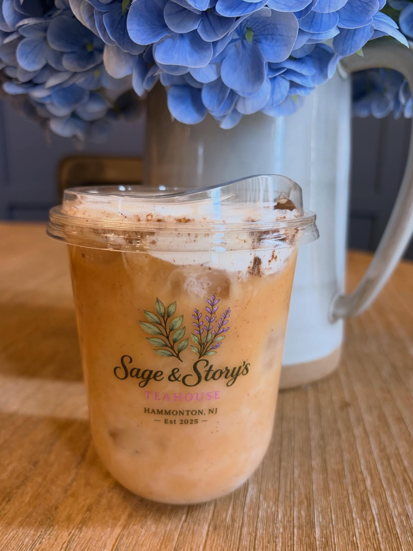 Sage & Story's branded iced tea